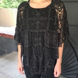 Free People black crochet top